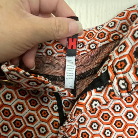 Patterned Skinny Jeans, retro hippy pants size large - Picture 4 of 8